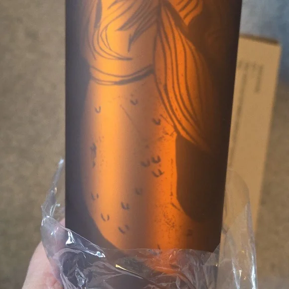 Starbucks Brown Tumbler with Straw 24oz - Picture 5 of 6